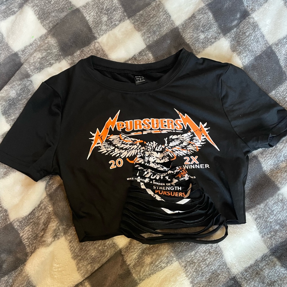 Ripped Stringed Half shirt